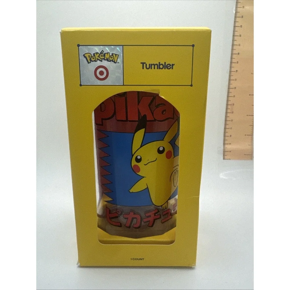 Pokemon Pikachu 30th Anniversary Target‎ Exclusive Tritan Tumbler Yellow Cup NEW